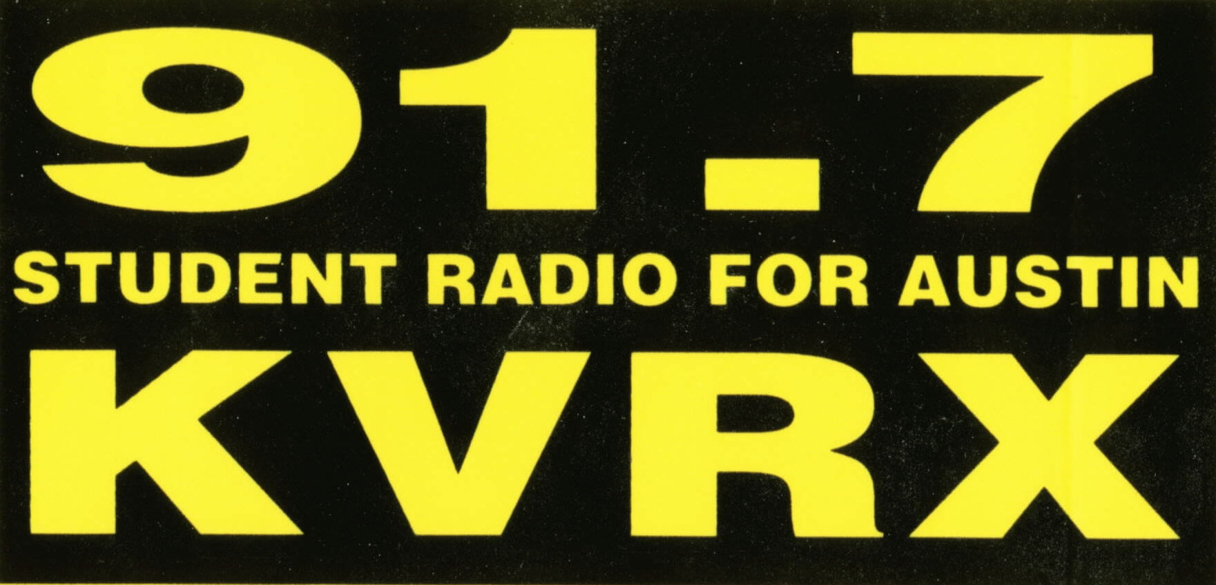 KVRX-FM Logo