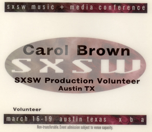 SXSW Badge